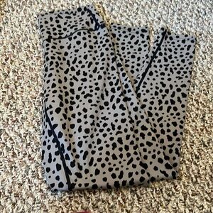 Never Worn - Balance Athletica Ascend Pant in snow leopard midnight
